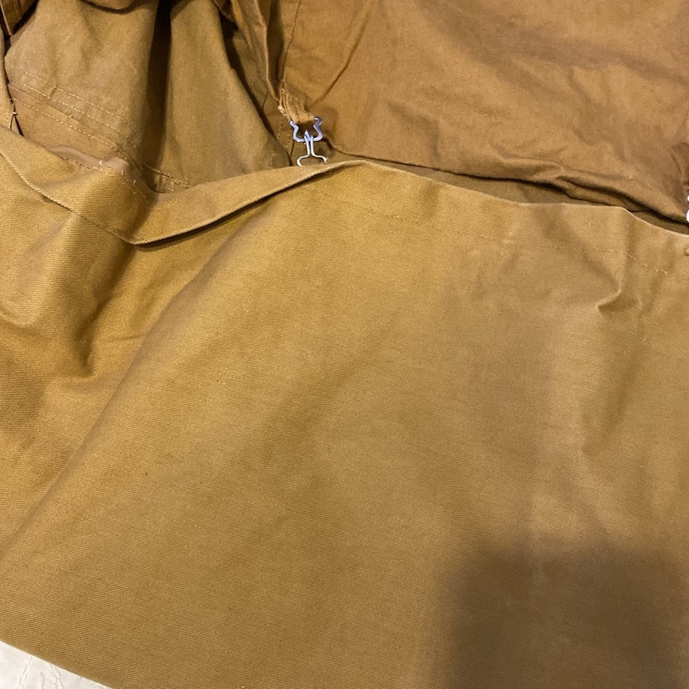 Vintage wildfowl Men's Brown Jacket, has some repairs, has weight to it - Picture 6 of 6
